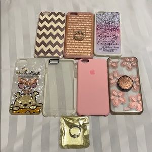 Lot of 7 IPhone 6splus Cases (flaws)